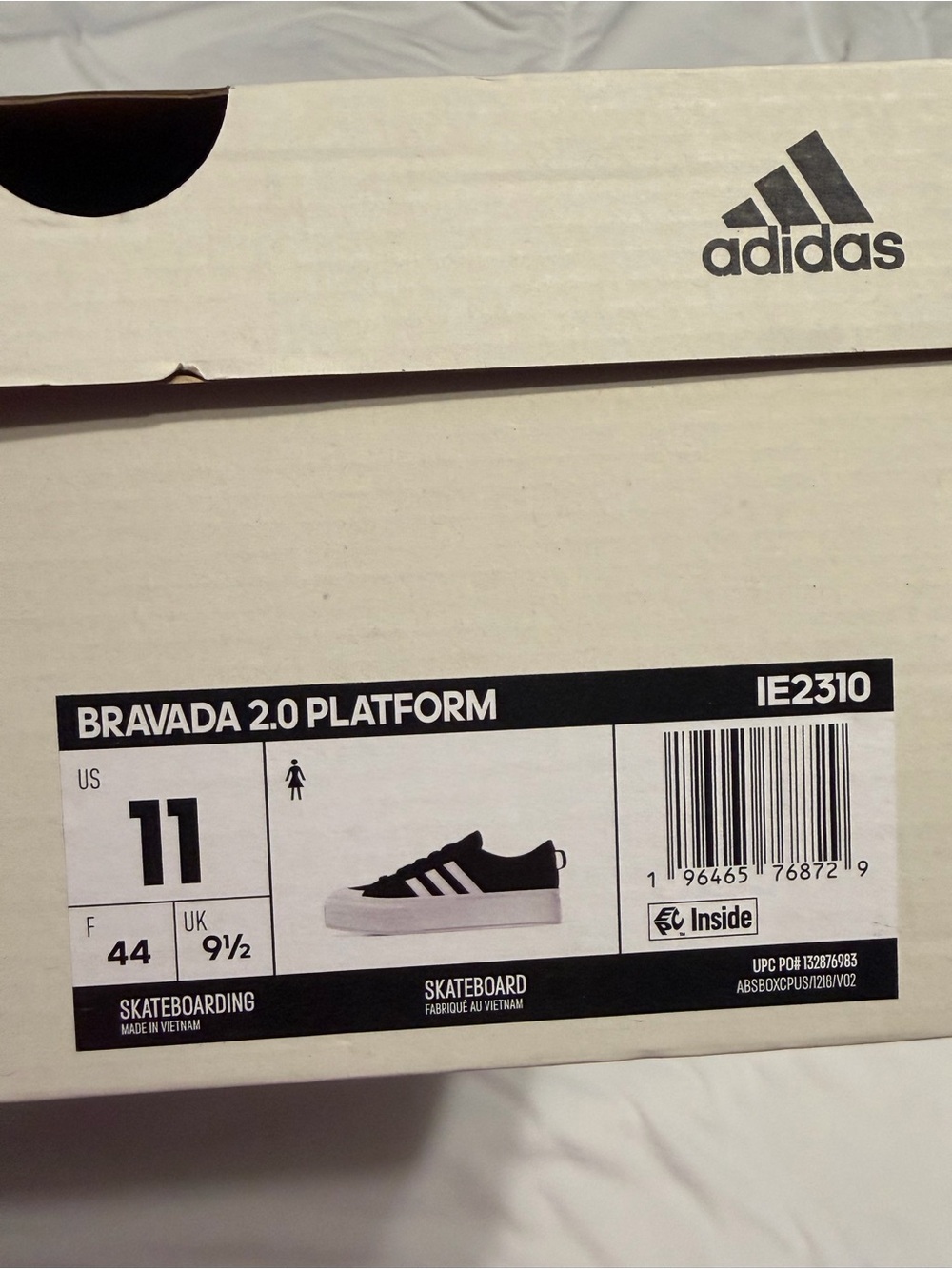 Adidas Bravada 2.0 Platform Sneakers – Women’s Size 11
